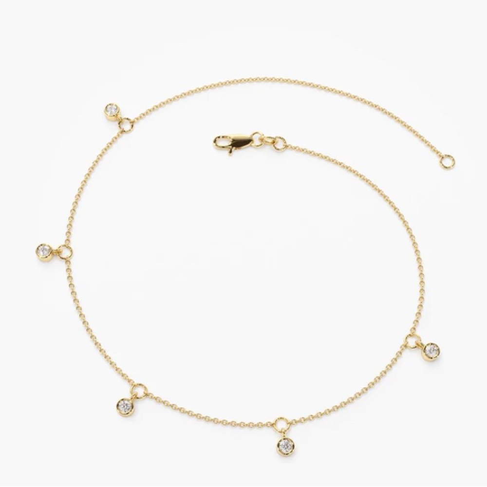 Ferko’s Fine Jewelry - 14K Gold Diamond by The Yard Dangling Solitaire Bracelet